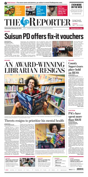 Cover of The Reporter (Vacaville)