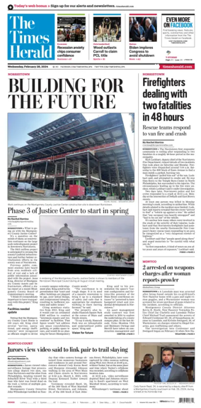 Cover of The Times Herald (Norristown, PA)
