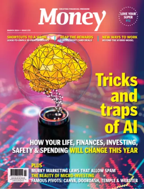 Cover of Money Magazine Australia