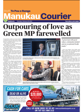 Cover of Manukau Courier