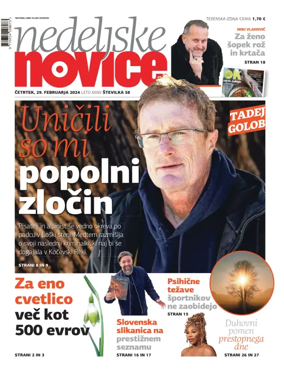 Cover of Nedeljske Novice