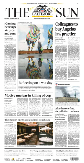 Cover of Baltimore Sun