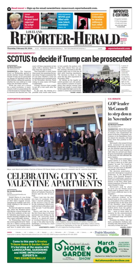 Cover of Loveland Reporter-Herald