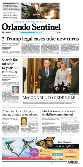Cover of Orlando Sentinel