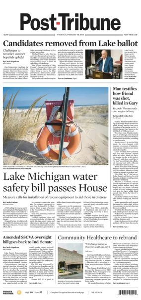 Cover of Post-Tribune