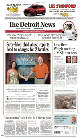 Cover of The Detroit News