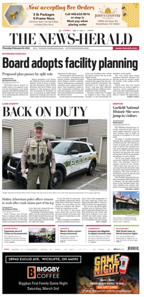 Cover of The News Herald (Willoughby, OH)