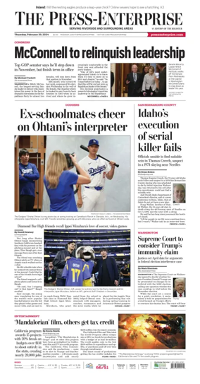 Cover of The Riverside Press-Enterprise