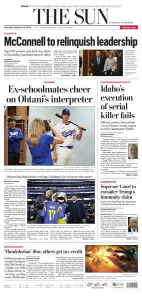 Cover of The Sun (San Bernardino)