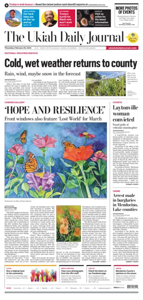 Cover of The Ukiah Daily Journal