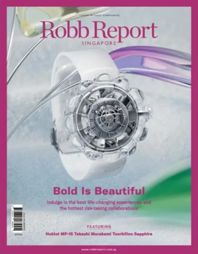 Cover of Robb Report Singapore