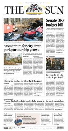 Cover of Baltimore Sun