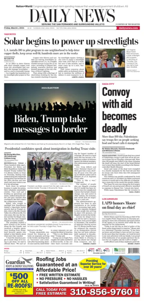 Cover of Daily News (Los Angeles)