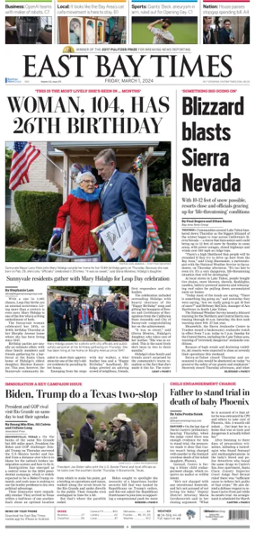 Cover of East Bay Times