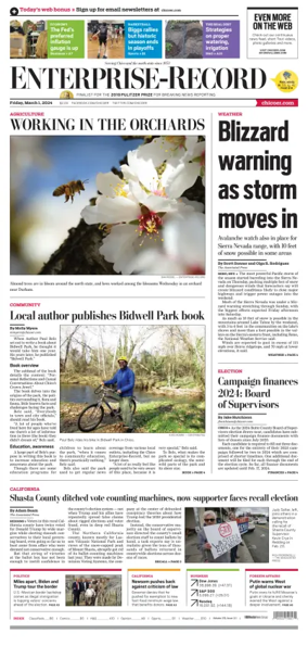 Cover of Enterprise-Record (Chico)