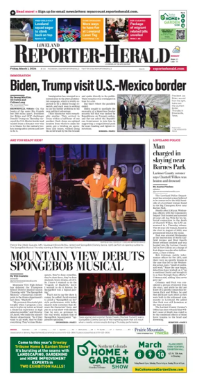 Cover of Loveland Reporter-Herald