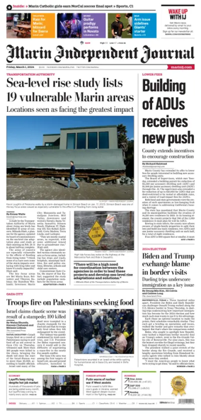 Cover of Marin Independent Journal