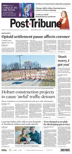 Cover of Post-Tribune