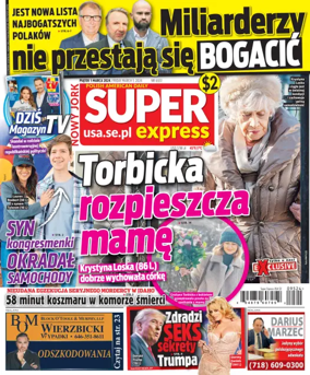 Cover of Super Express Nowy Jork