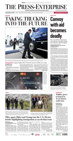 Cover of The Riverside Press-Enterprise