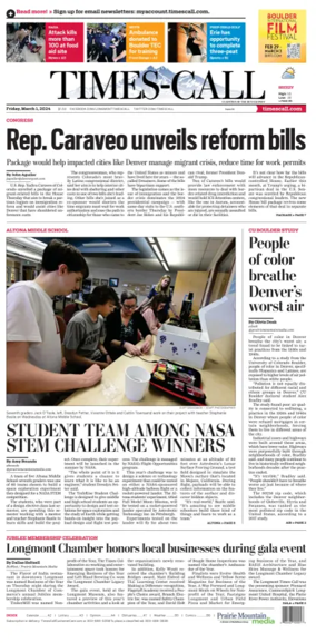 Cover of Times-Call (Longmont)