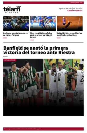 Cover of Télam - Deportes