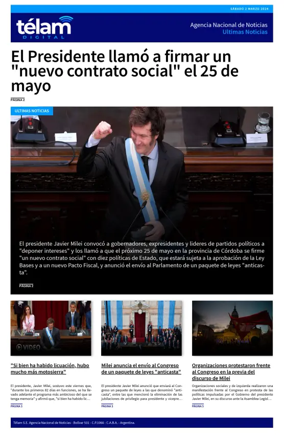 Cover of Telam - Noticias