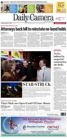 Cover of Daily Camera (Boulder)