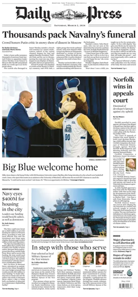 Cover of Daily Press