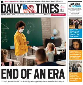 Cover of Daily Times (Primos, PA)