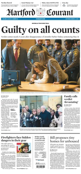Cover of Hartford Courant
