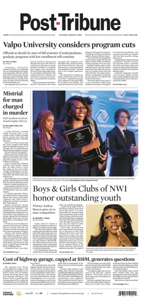 Cover of Post-Tribune