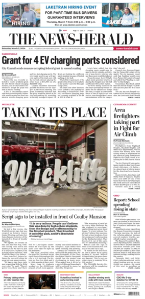 Cover of The News Herald (Willoughby, OH)