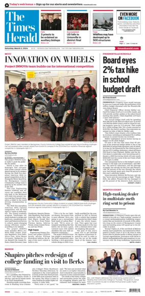 Cover of The Times Herald (Norristown, PA)