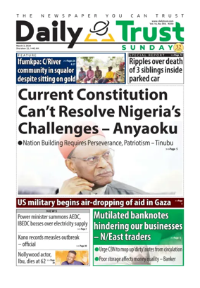 Cover of Sunday Trust