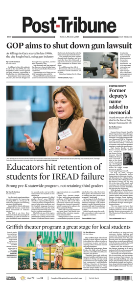 Cover of Post-Tribune (Sunday)