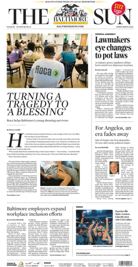 Cover of Baltimore Sun Sunday