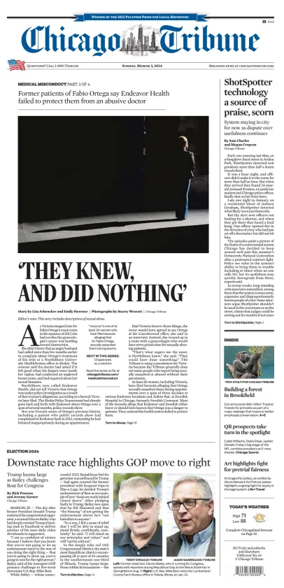 Cover of Chicago Tribune (Sunday)