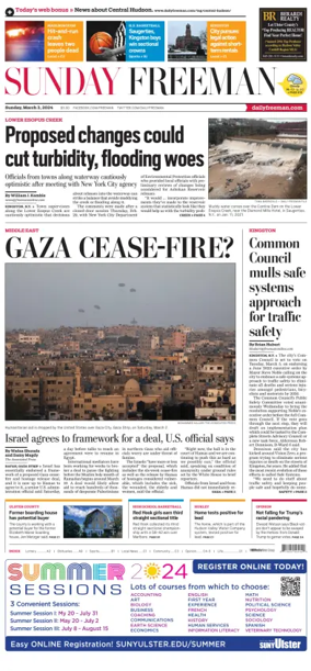 Cover of Daily Freeman (Kingston, NY)