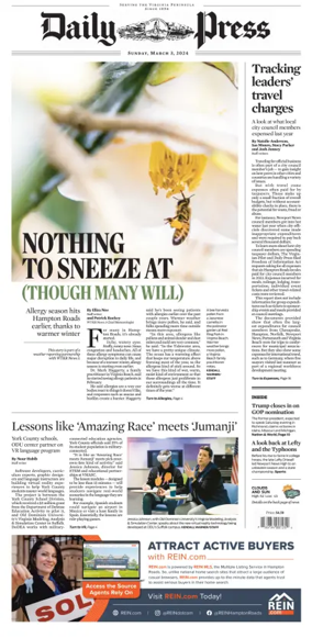 Cover of Daily Press (Sunday)