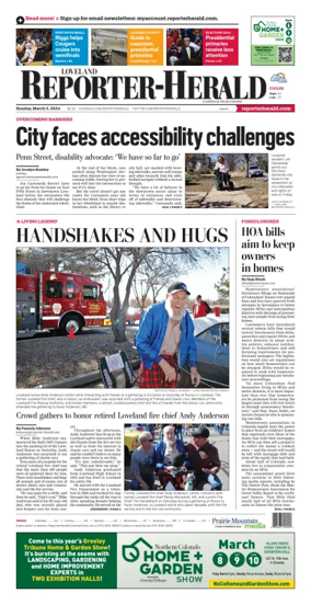 Cover of Loveland Reporter-Herald