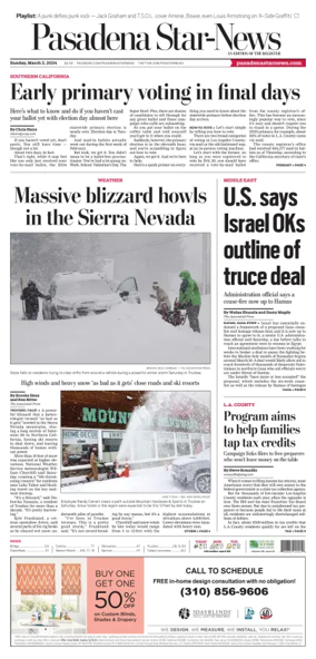 Cover of Pasadena Star-News