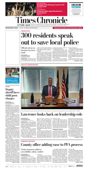 Cover of Times Chronicle