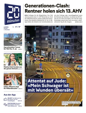 Cover of 20 Minuten - Luzern