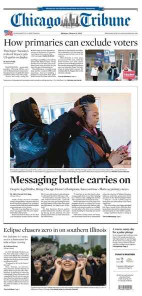 Cover of Chicago Tribune