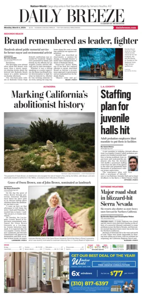 Cover of Daily Breeze (Torrance)