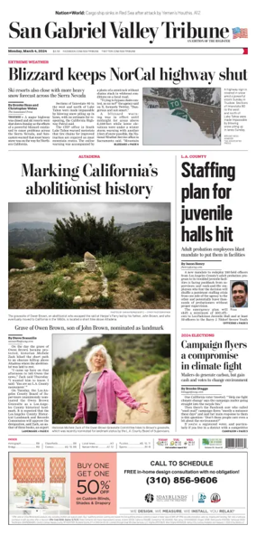 Cover of San Gabriel Valley Tribune