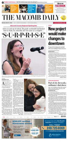 Cover of The Macomb Daily