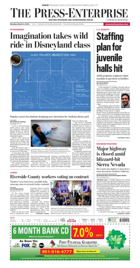 Cover of The Riverside Press-Enterprise