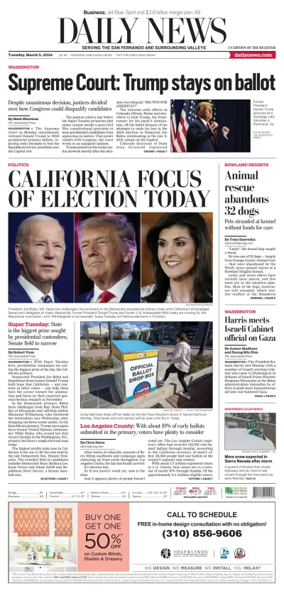 Cover of Daily News (Los Angeles)